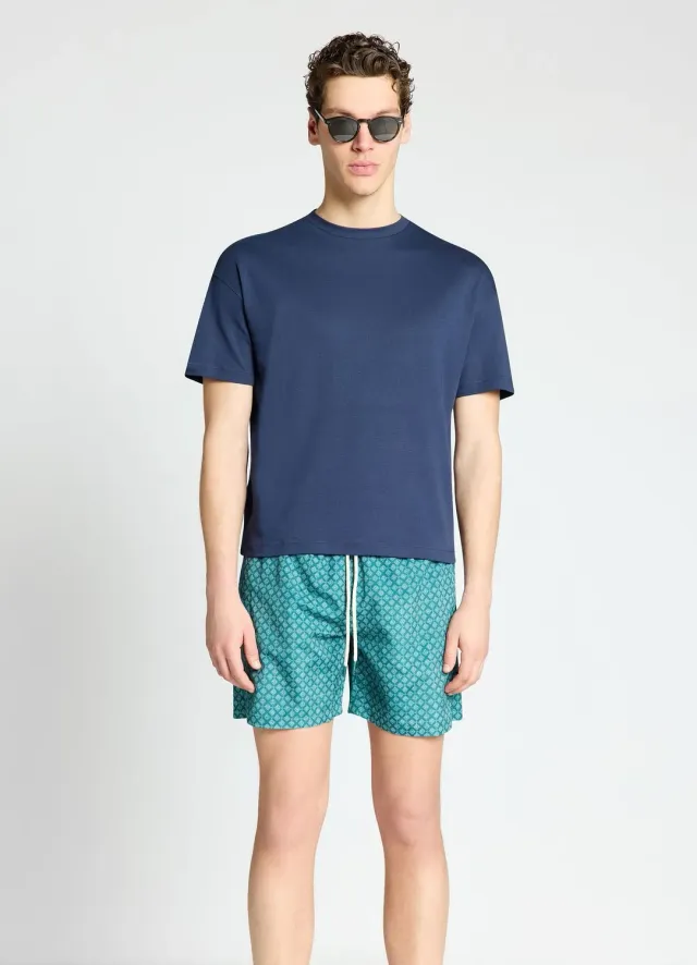 Calliope t-shirt homme ample col rond uni