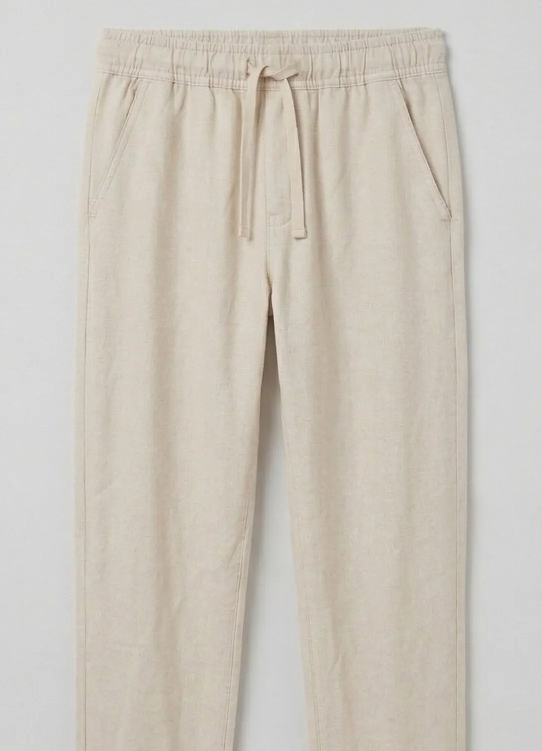 Calliope Pantalon jogger chino garçon uni cordon