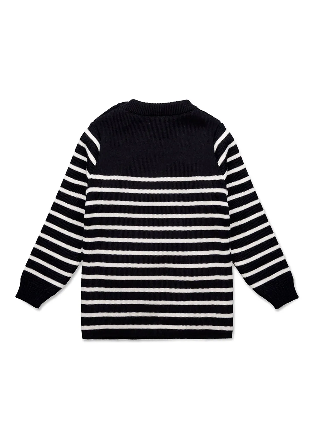 Saint James Moussaillon pull marin bébé navy laine