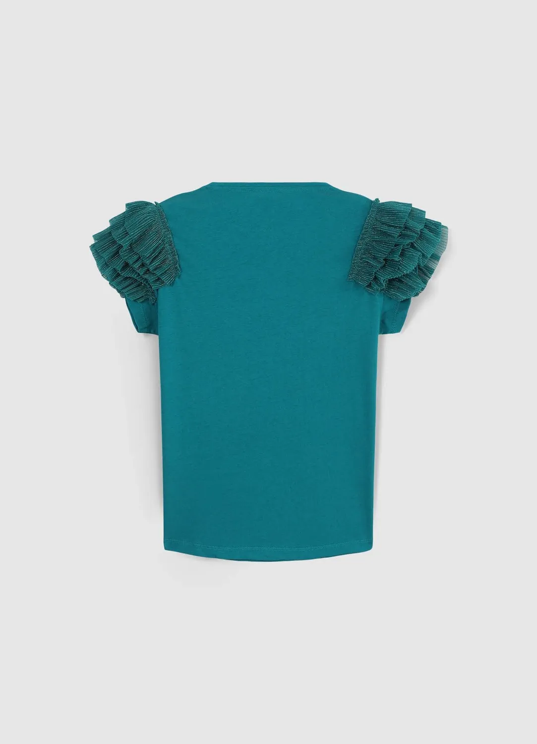 Calliope t-shirt femme tulle S coton col rond