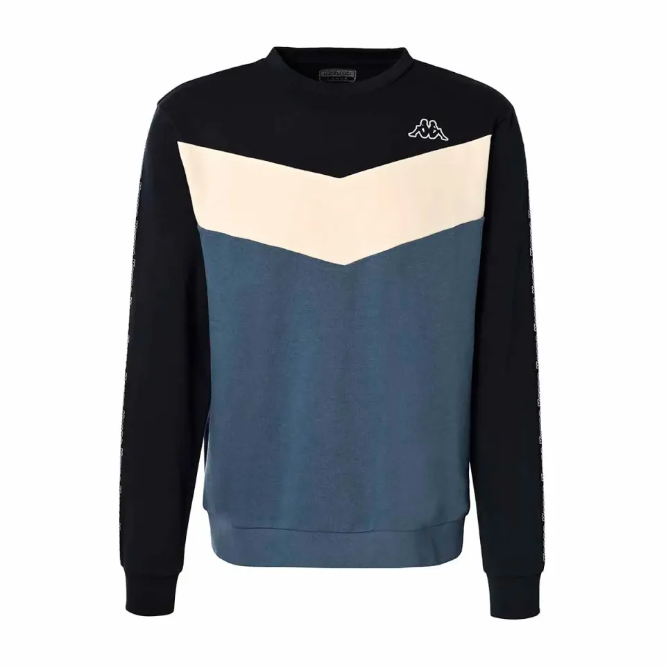 Kappa Idisson sweat homme bleu coupe droite