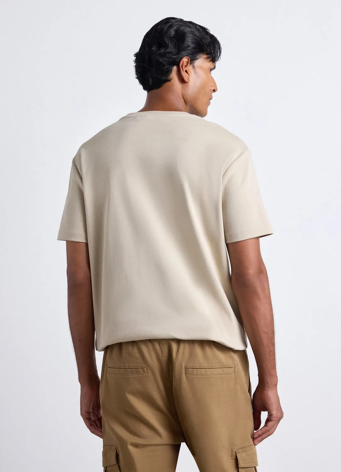 Calliope Girocollo Uni t-shirt homme col rond