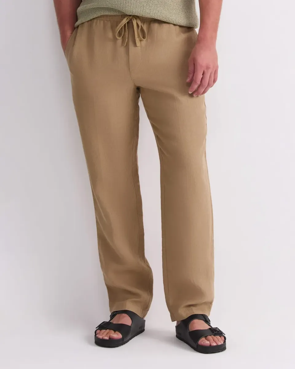 Sportscraft Caffery pantalon lin cordon homme