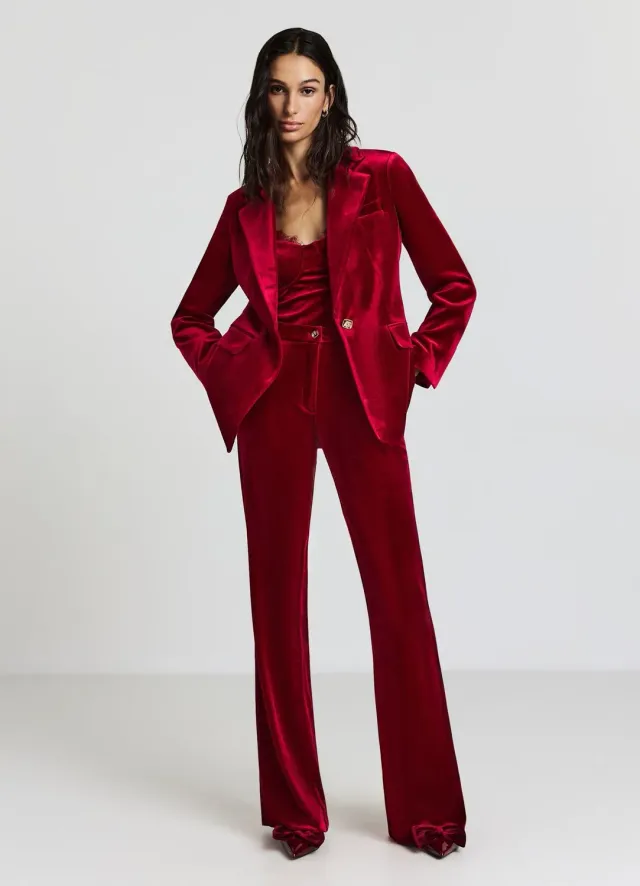 Calliope Pantalon patte chenille femme taille S