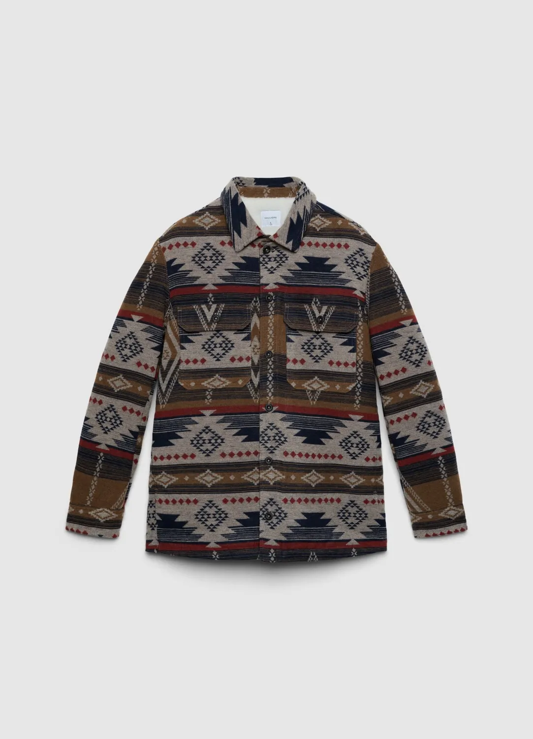 Calliope Shacket navajo surchemise homme matelassée