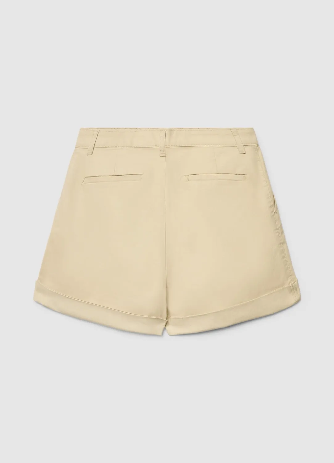 Calliope short chino femme à revers uni