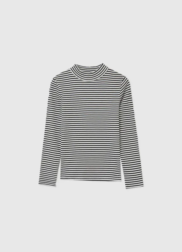 Calliope pack 2 t-shirts fille col roulé manches longues