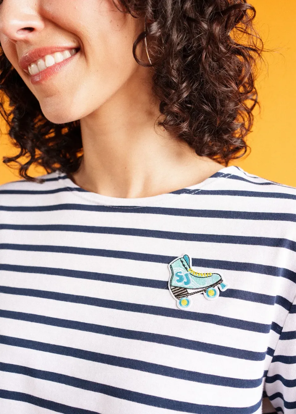 Saint James écusson thermocollant roller multico 5x5 cm
