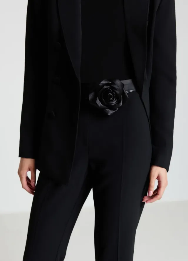 Calliope collier choker fleur femme cordon fin