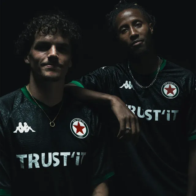 Kappa Red Star Kombat Away 26/27 maillot noir homme