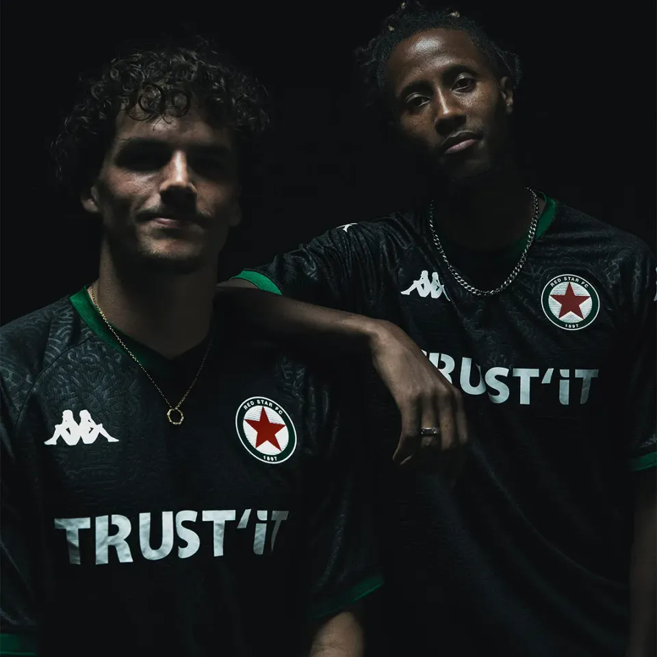 Kappa Red Star Kombat Away 26/27 maillot noir homme