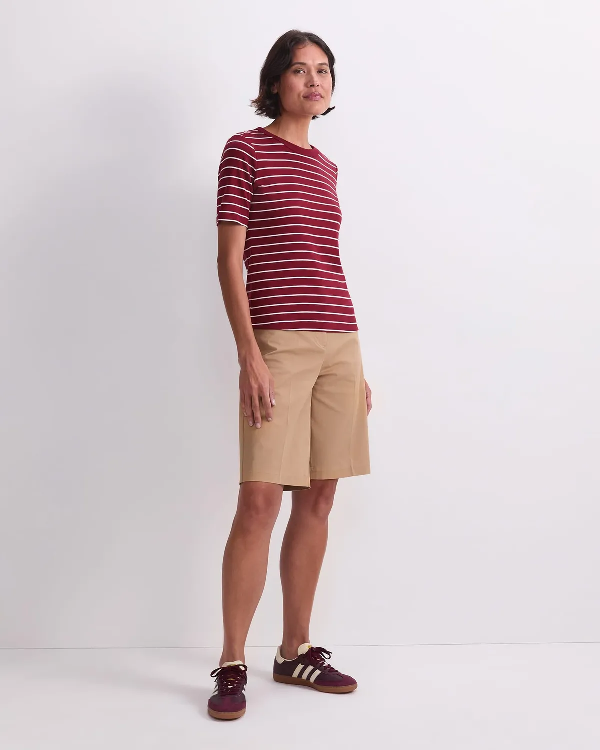 Sportscraft Heidi 120854 tee-shirt rayé femme coton