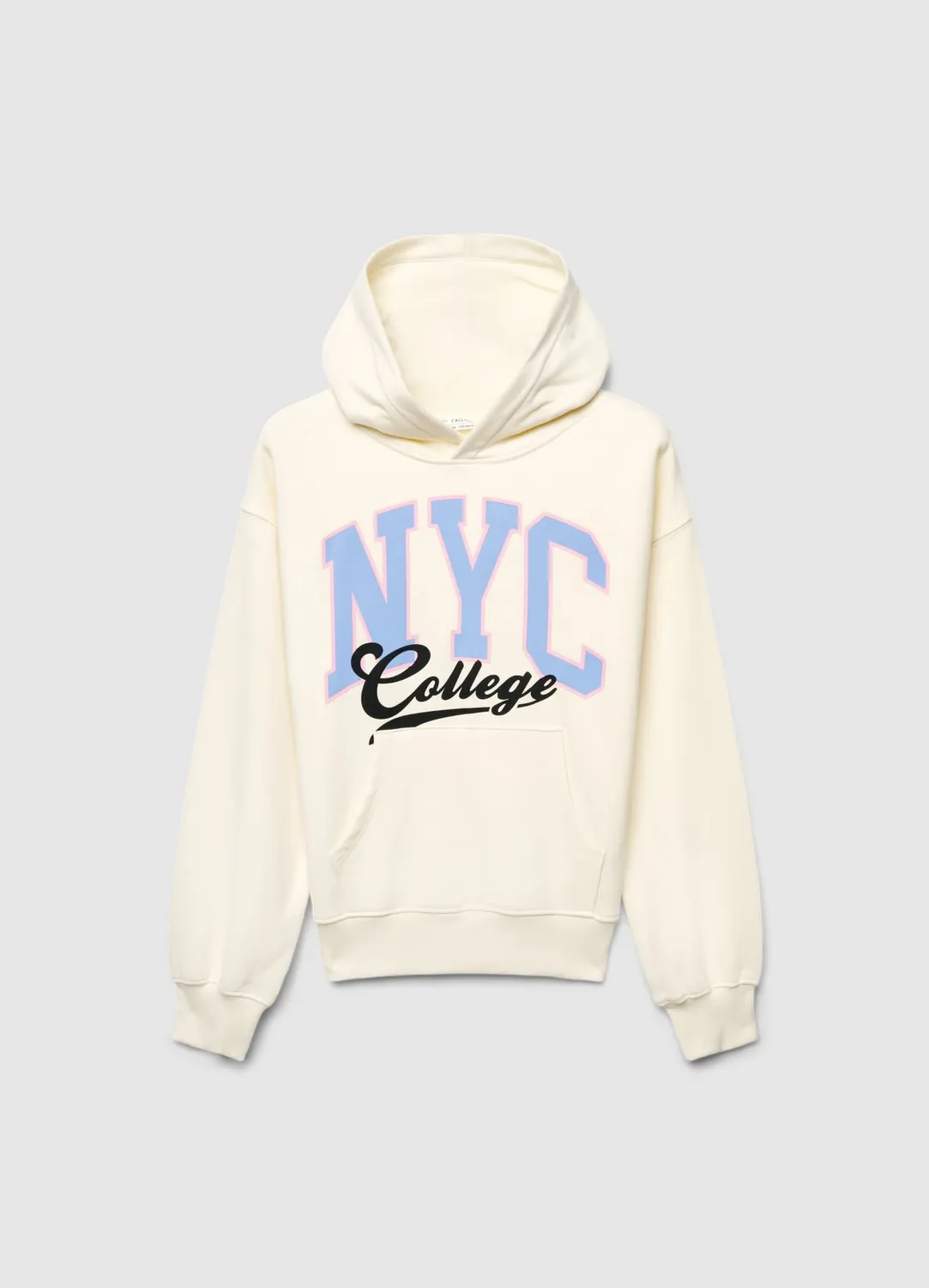 Calliope sweat capuche fille imprimé collège