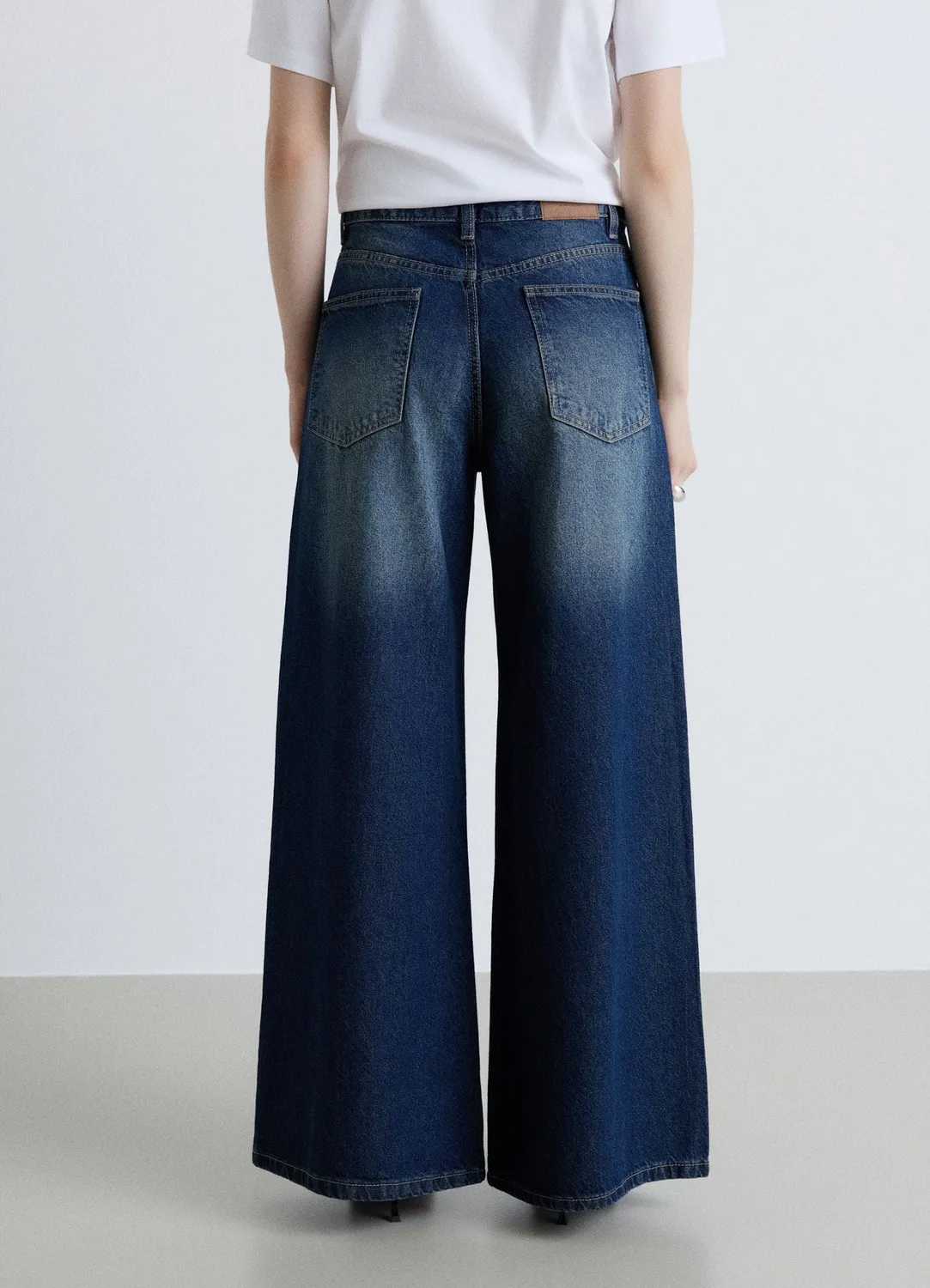 Calliope Jean Wide Leg Taille Basse Femme 42