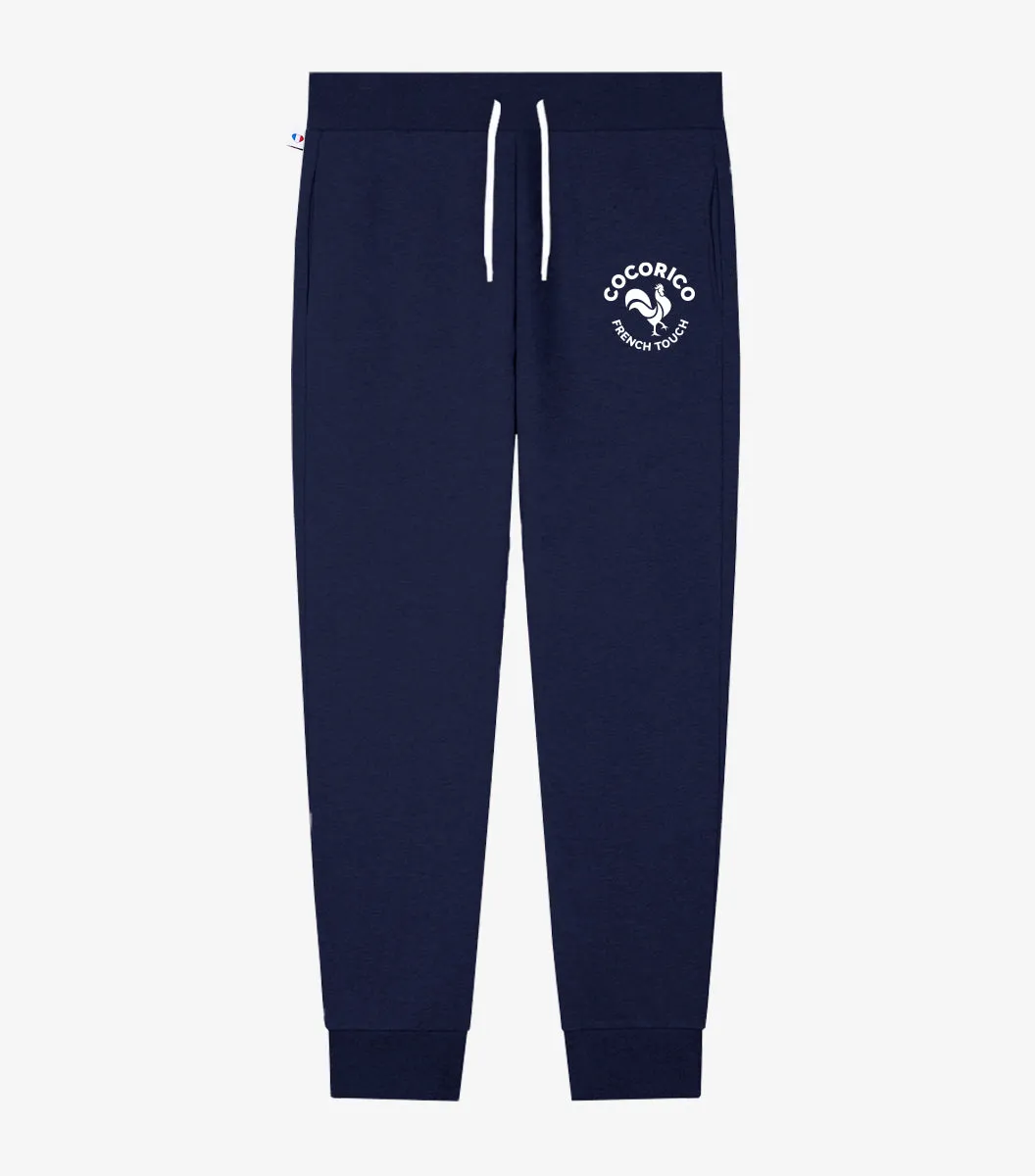 Cocorico Coq Français jogging femme marine coton