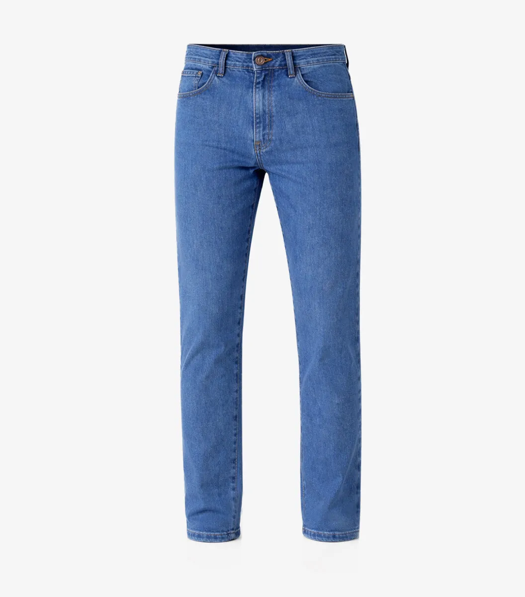 Cocorico Regular Jean Homme Bleu Clair denim stretch