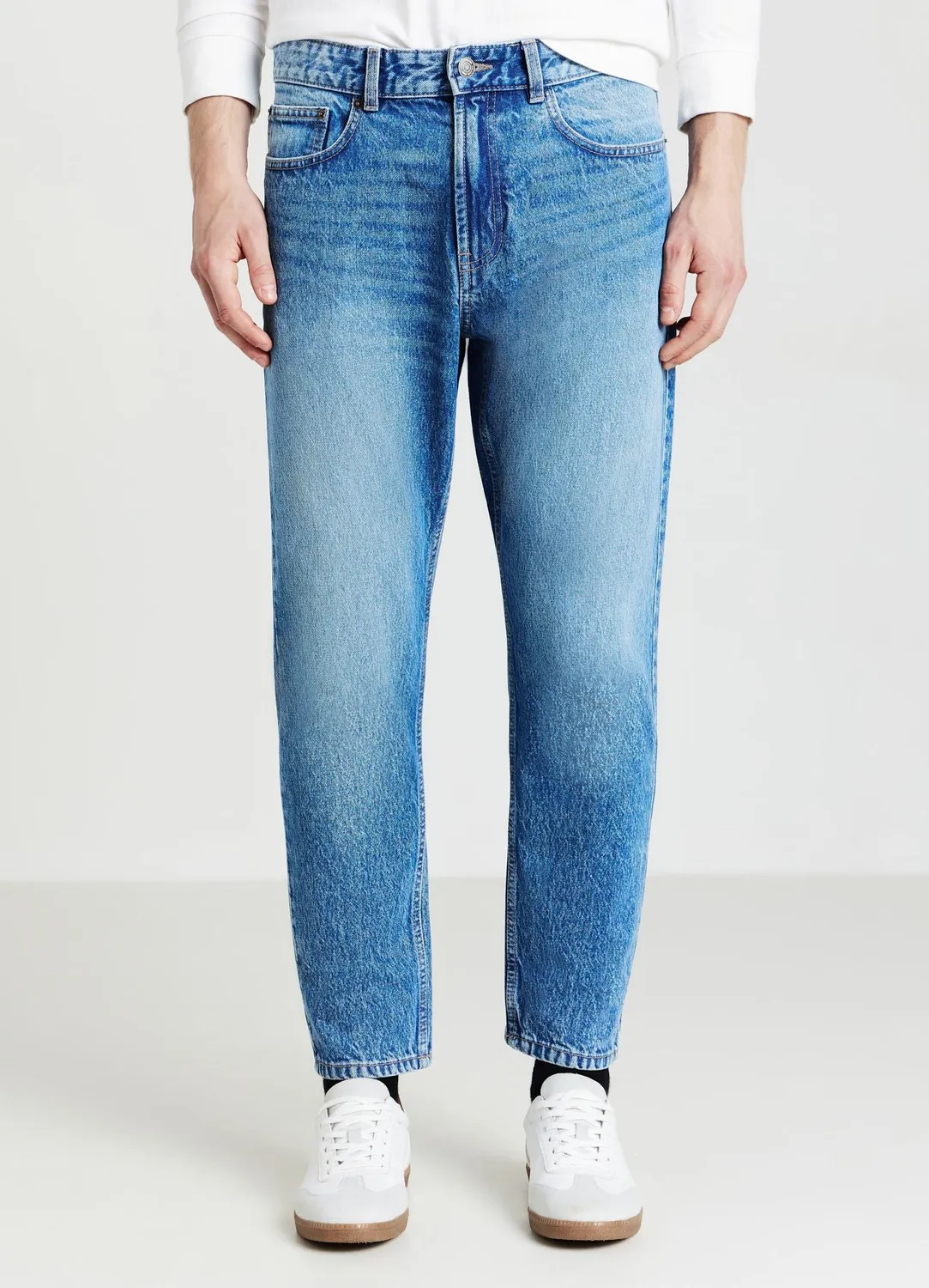 Calliope jean cropped pantalon homme cheville