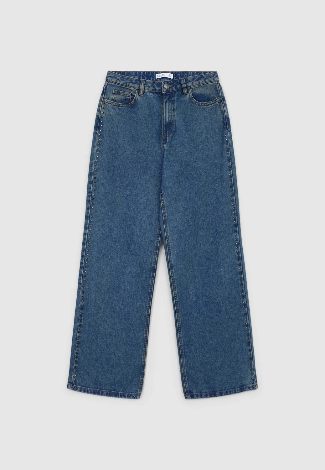 Calliope jean wide leg femme clouté