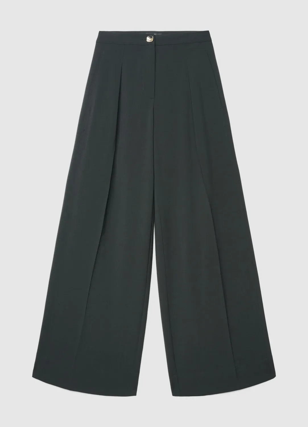 Calliope pantalon palazzo femme à pinces fluide