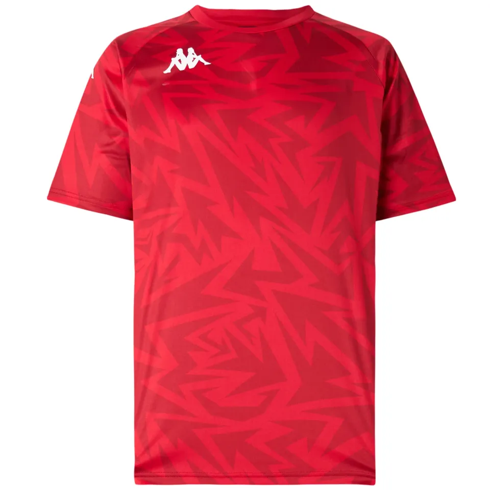 Kappa Favero maillot homme rouge polyester