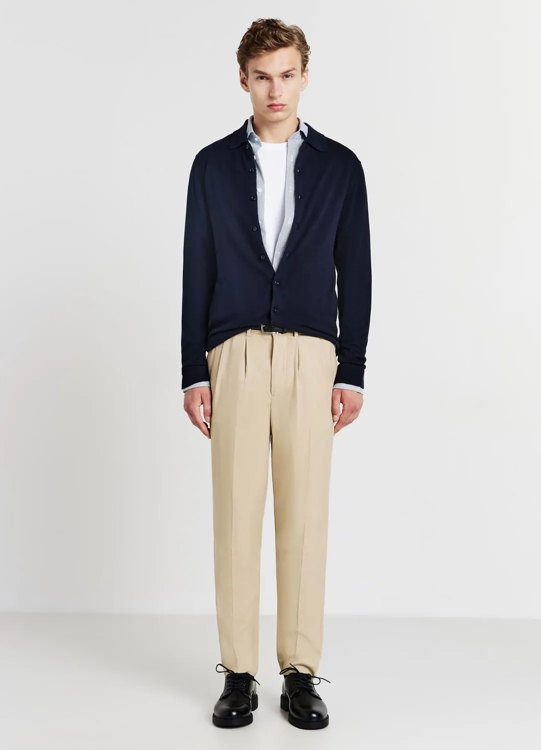 Calliope pantalon homme à pinces classique