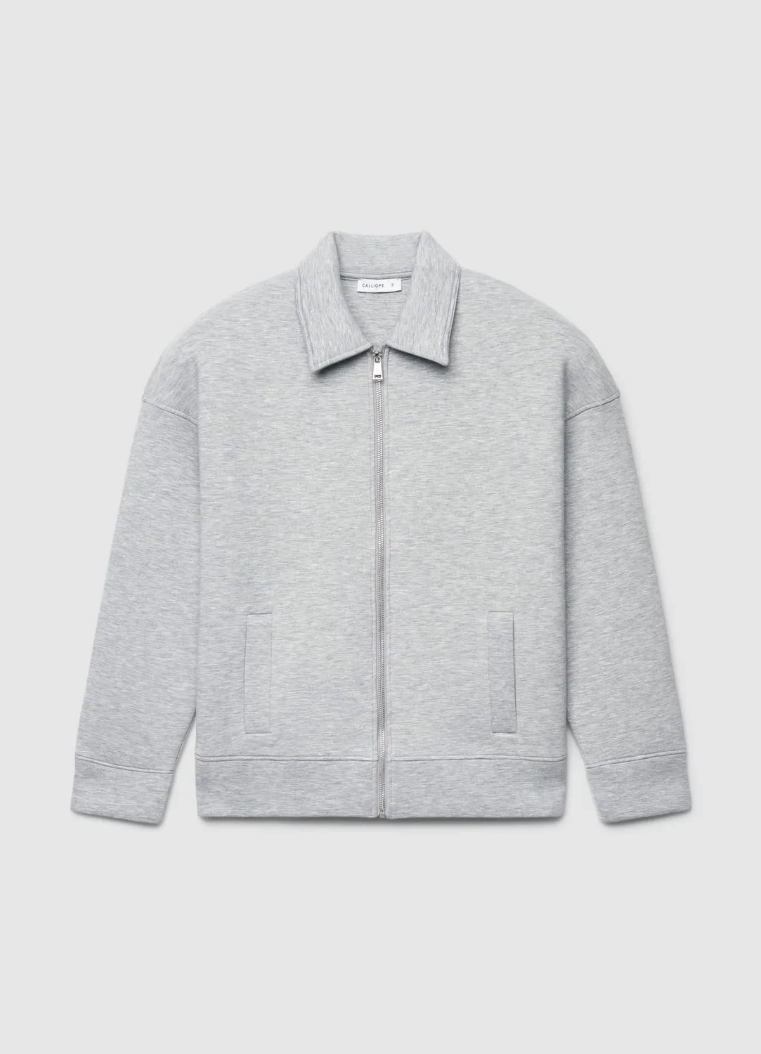 Calliope sweat zippé femme col montant uni