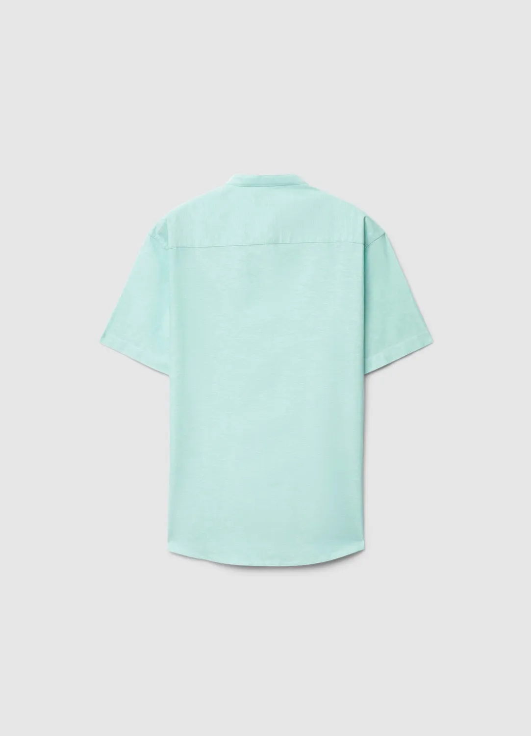 Calliope chemise lin homme col coréen manches courtes