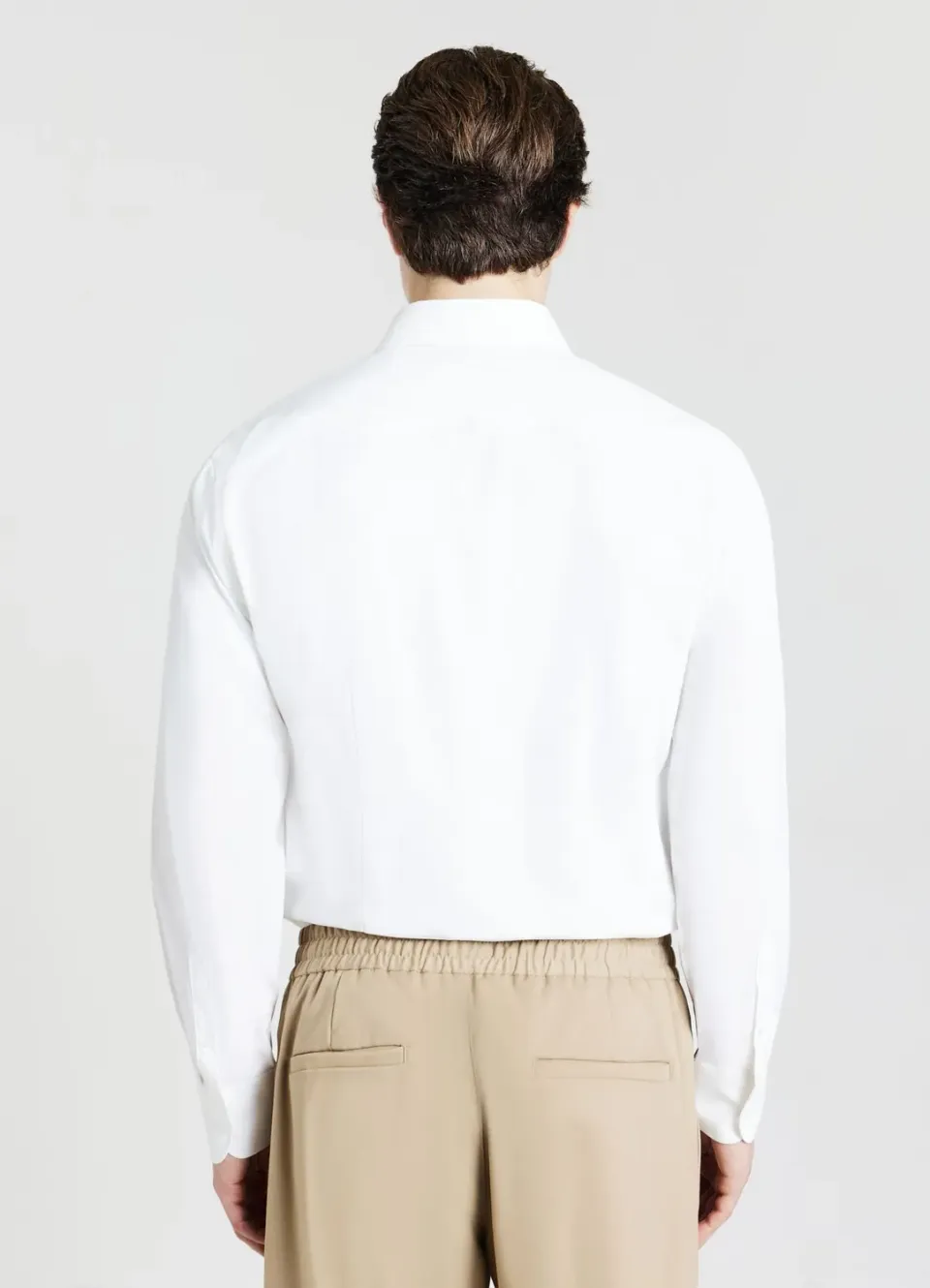 Calliope Chemise Unie Homme Manches Longues