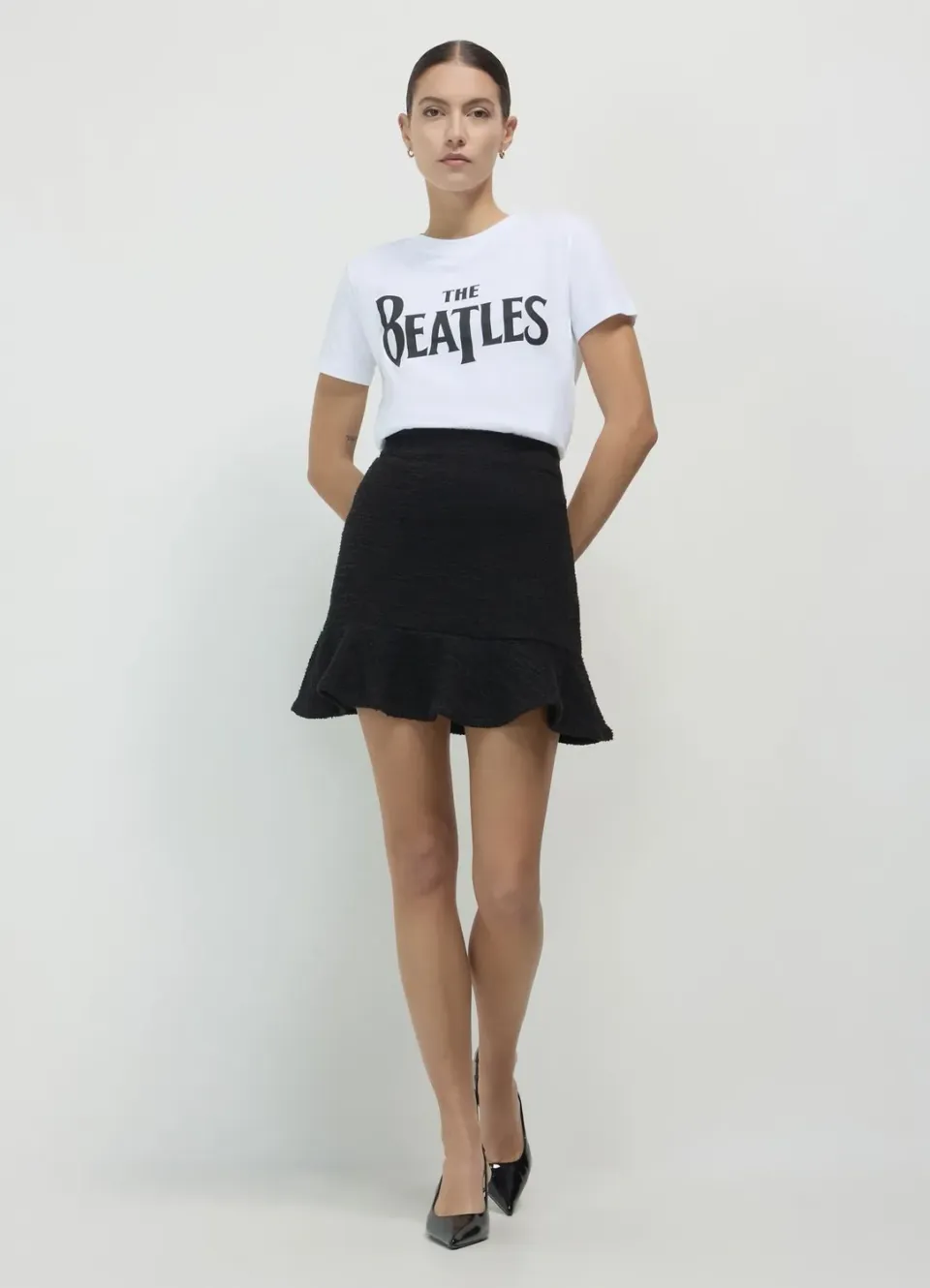 Calliope t-shirt Beatles femme coton col rond