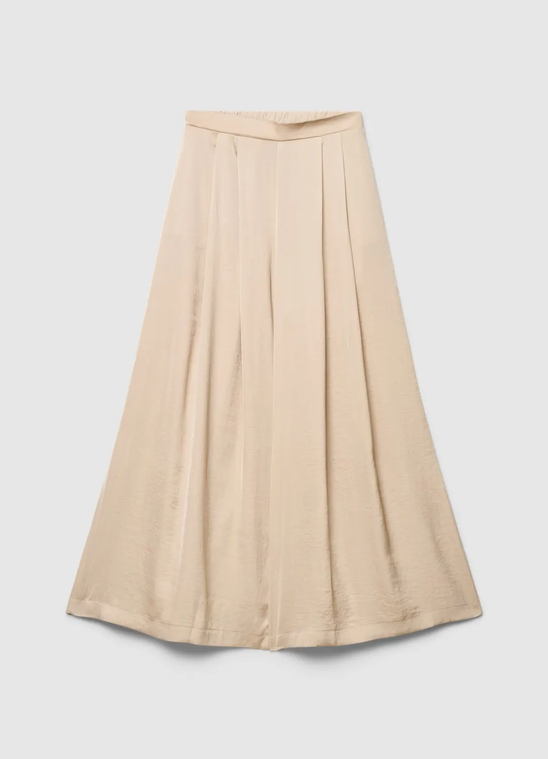 Calliope pantalon-jupe satiné uni femme taille M/L