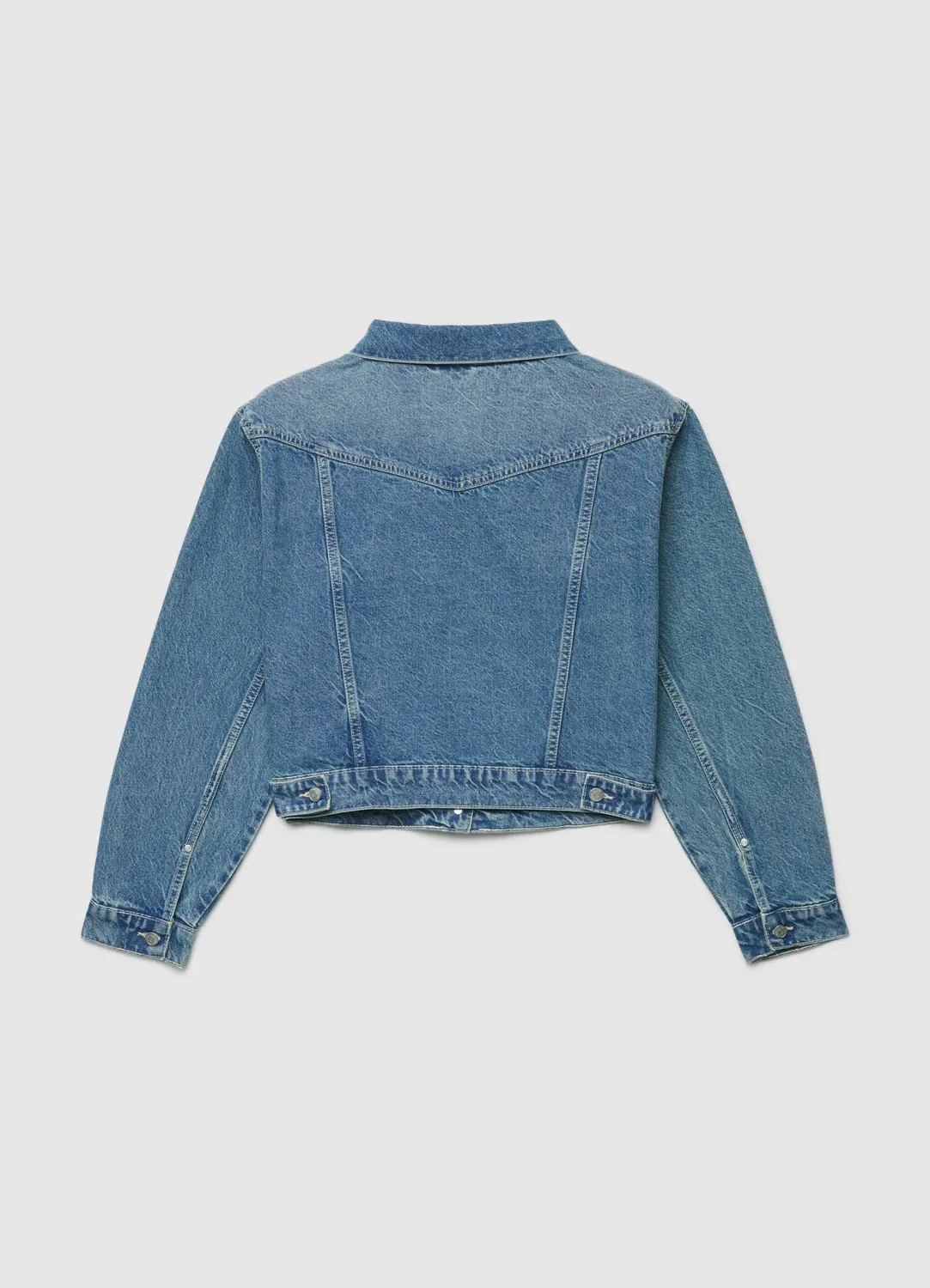 Calliope veste en jean femme boutons coupe regular
