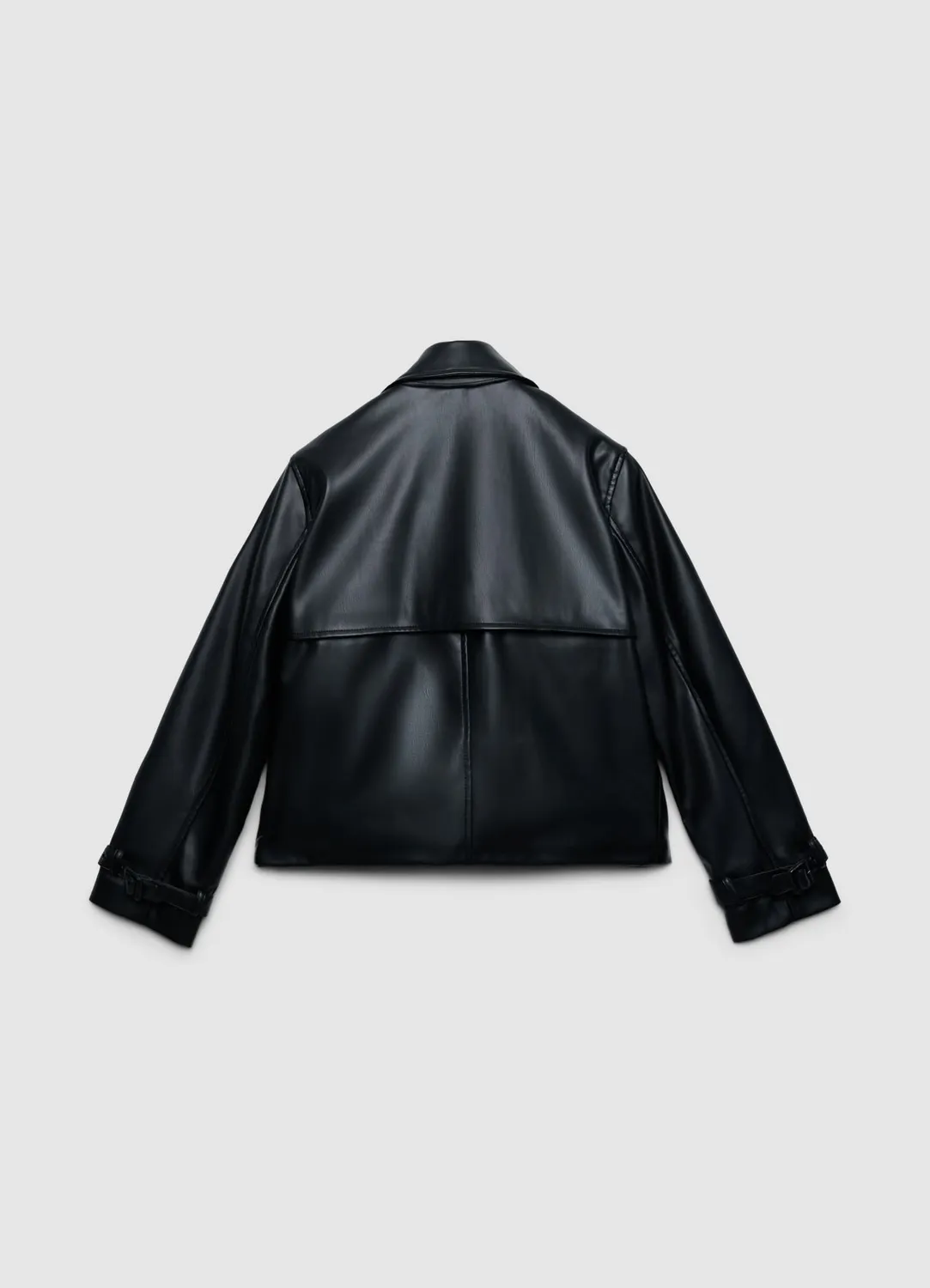 Calliope trench court similipelle double boutonnage