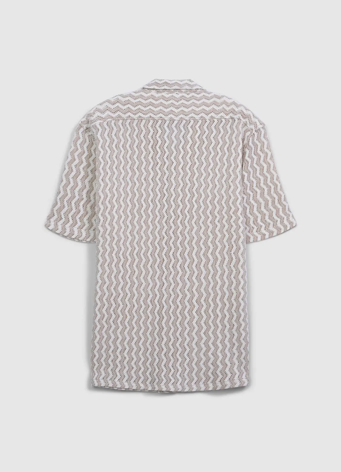 Calliope chemise homme manches courtes crochet L