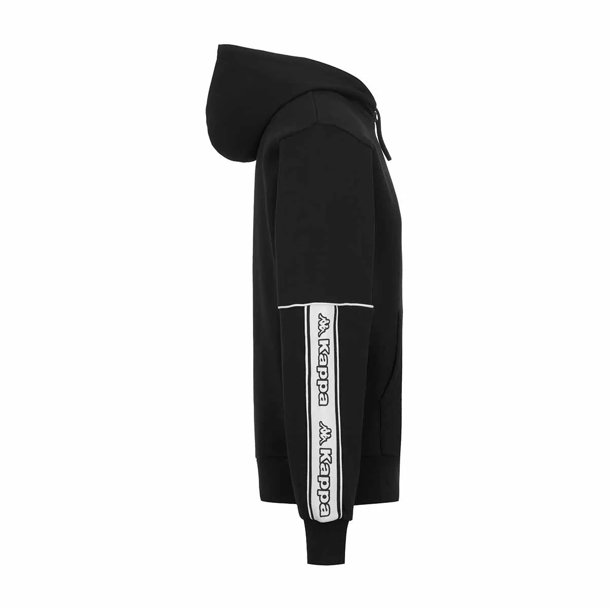 Robe di Kappa Tape Iackson sweat à capuche noir polaire