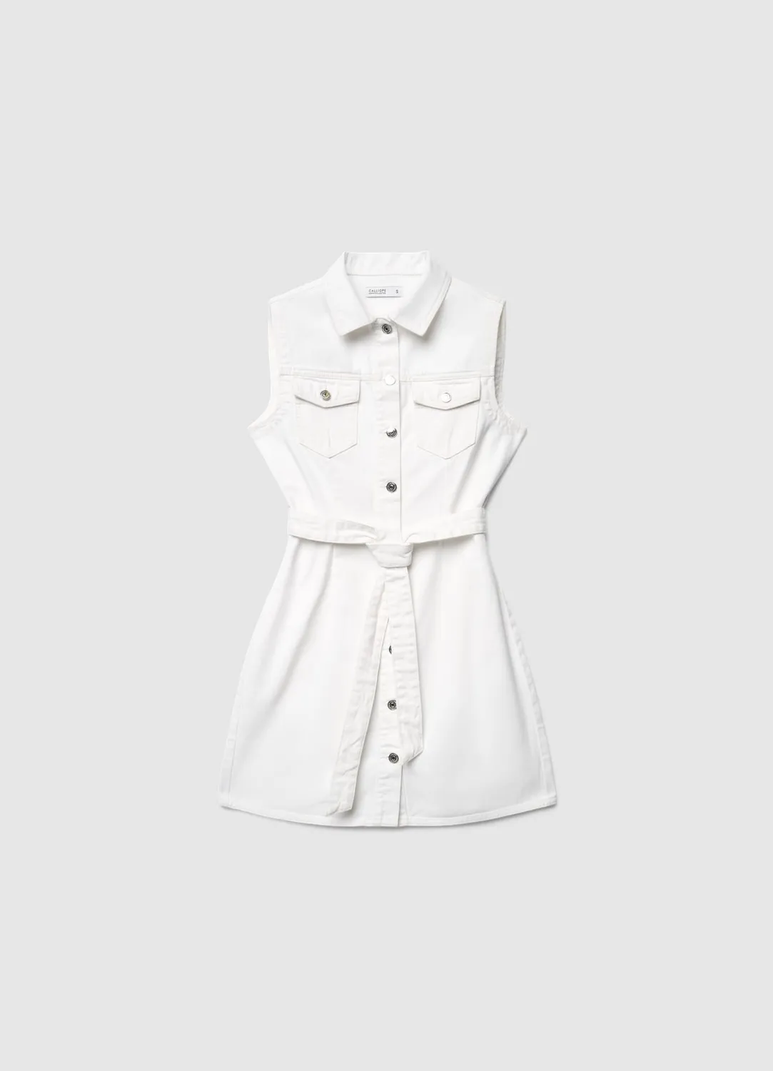 Calliope Chemisier robe denim ceinture femme