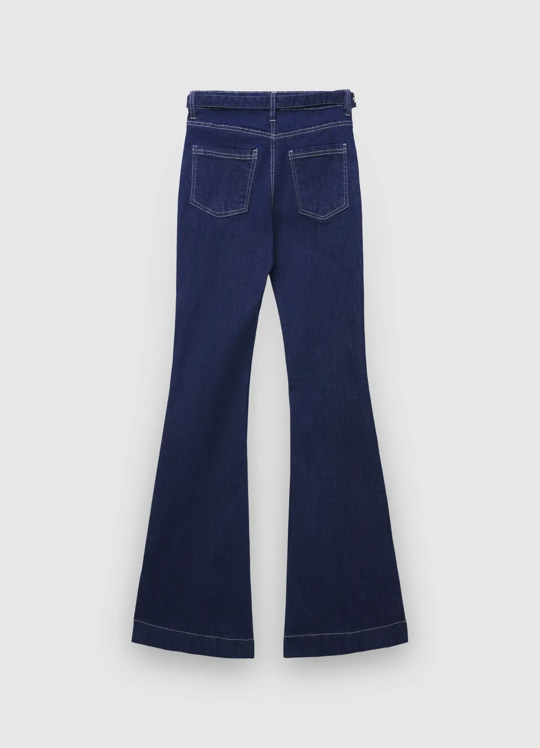 Calliope jean flare femme évasé ceinture