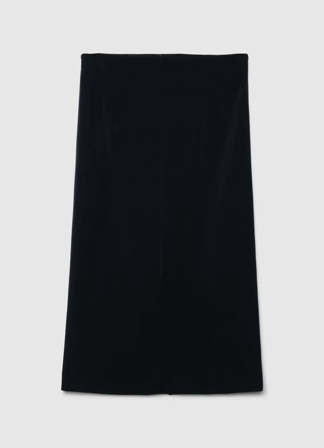 Calliope jupe longuette femme chenille zip latéral