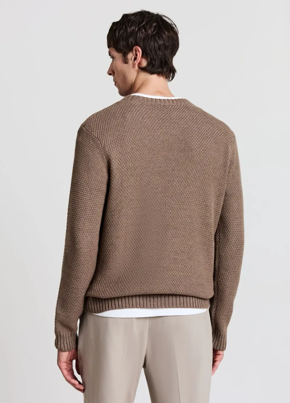 Calliope pull col rond homme maille casual