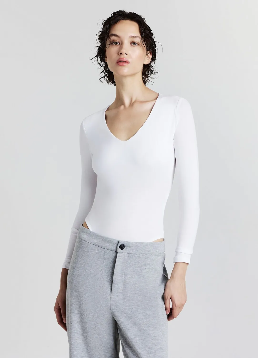 Calliope Body col V manches longues femme taille M