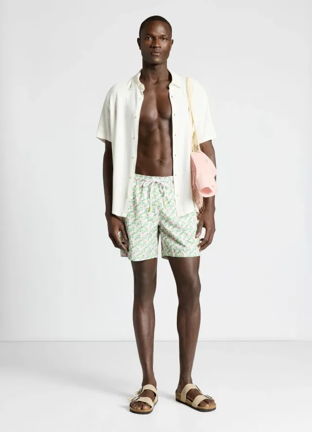 Calliope bermuda cocktail short de bain homme à cordon