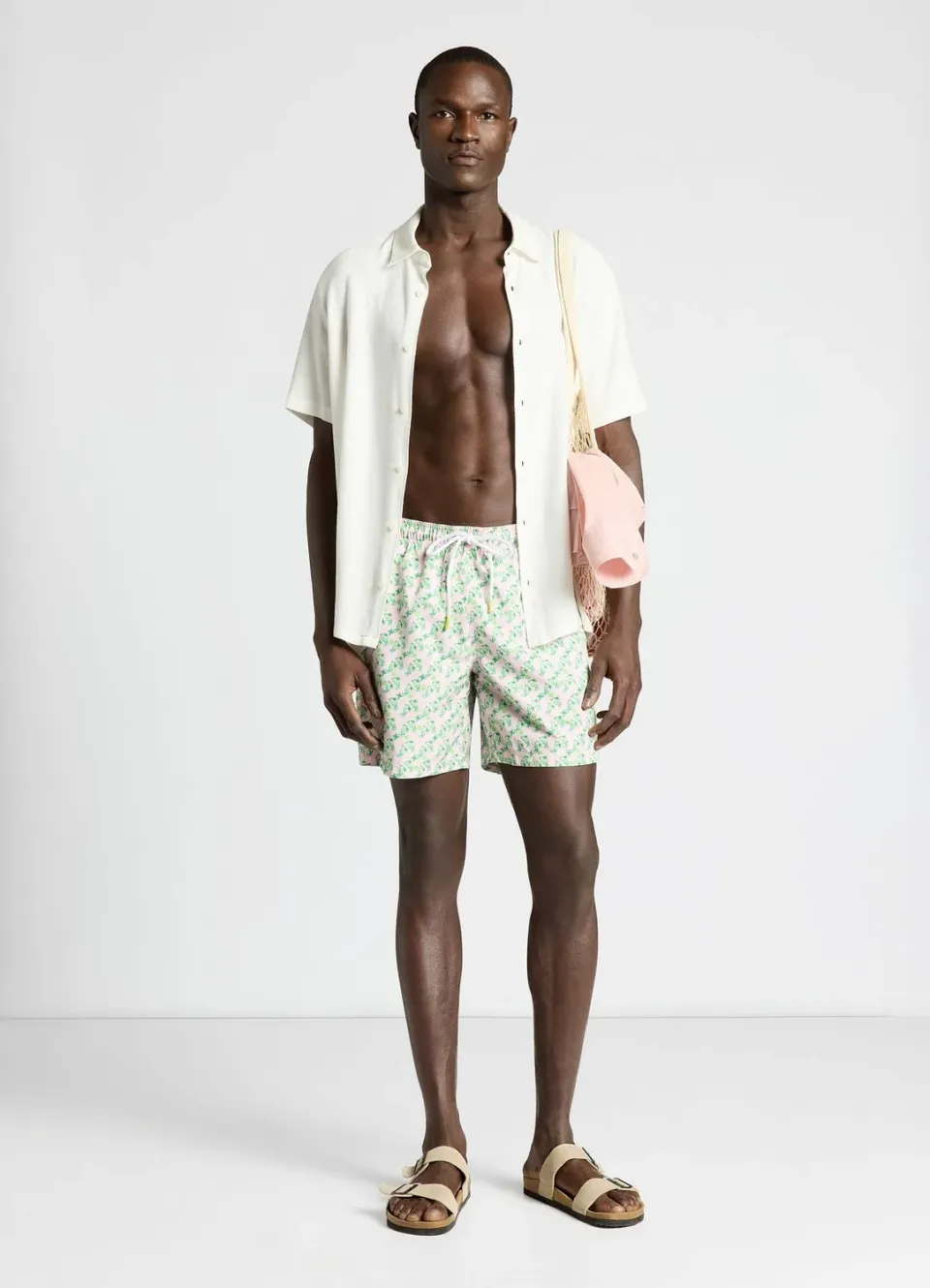 Calliope bermuda cocktail short de bain homme à cordon