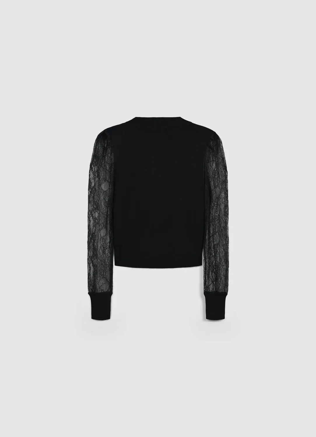 Calliope pull manches dentelle femme col rond