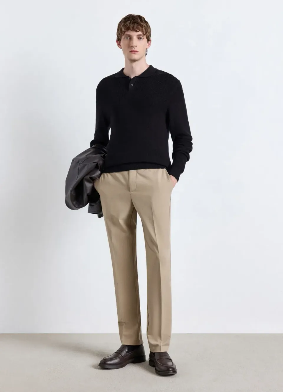 Calliope pantalon regular homme droit pli marqué