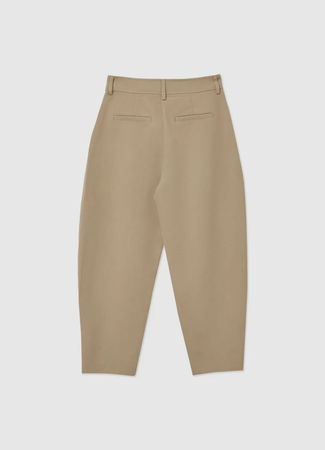 Calliope Pantalon barrel fit regular taille S uni