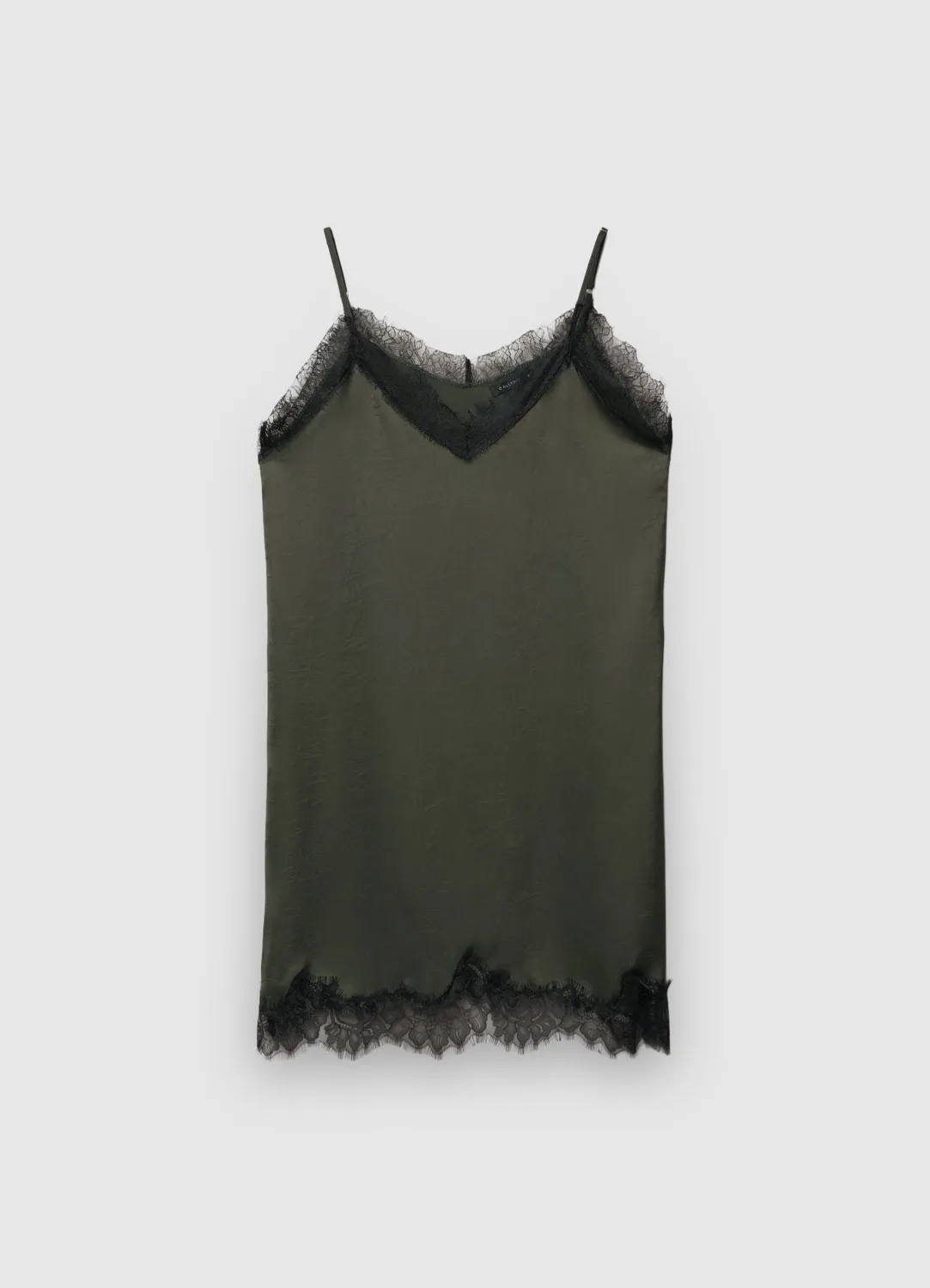 Calliope robe lingerie femme satin mini dentelle