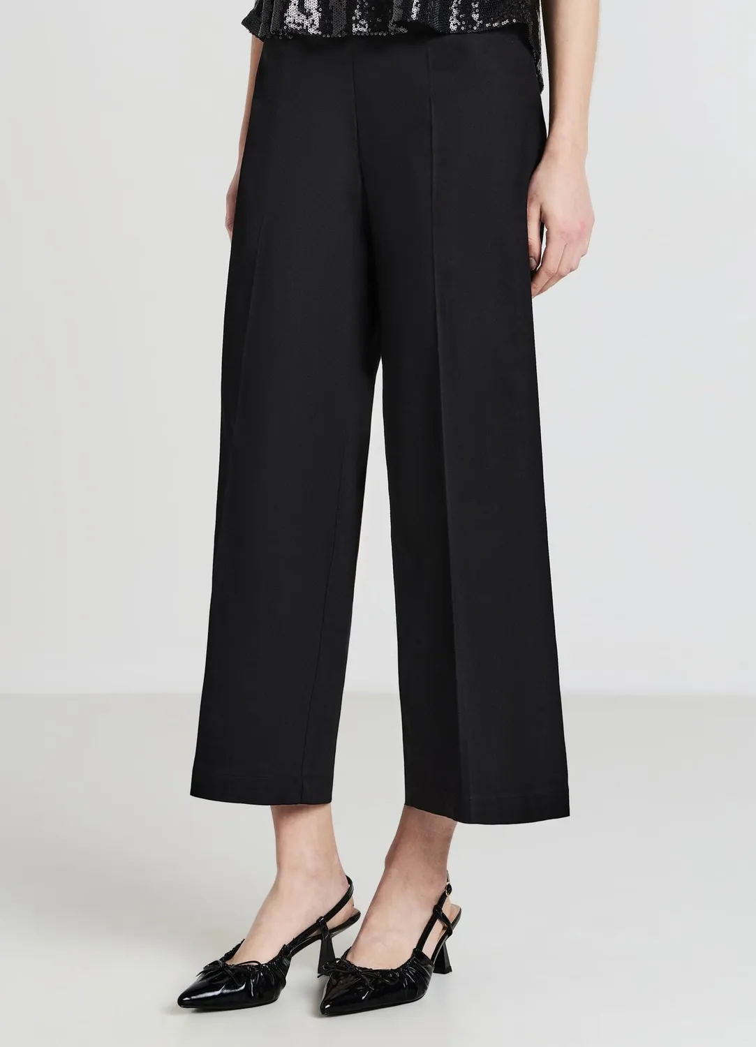 Calliope pantalon culotte coton femme uni