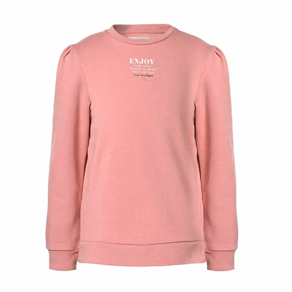 Kappa Biscot sweat fille rose coupe ajustée