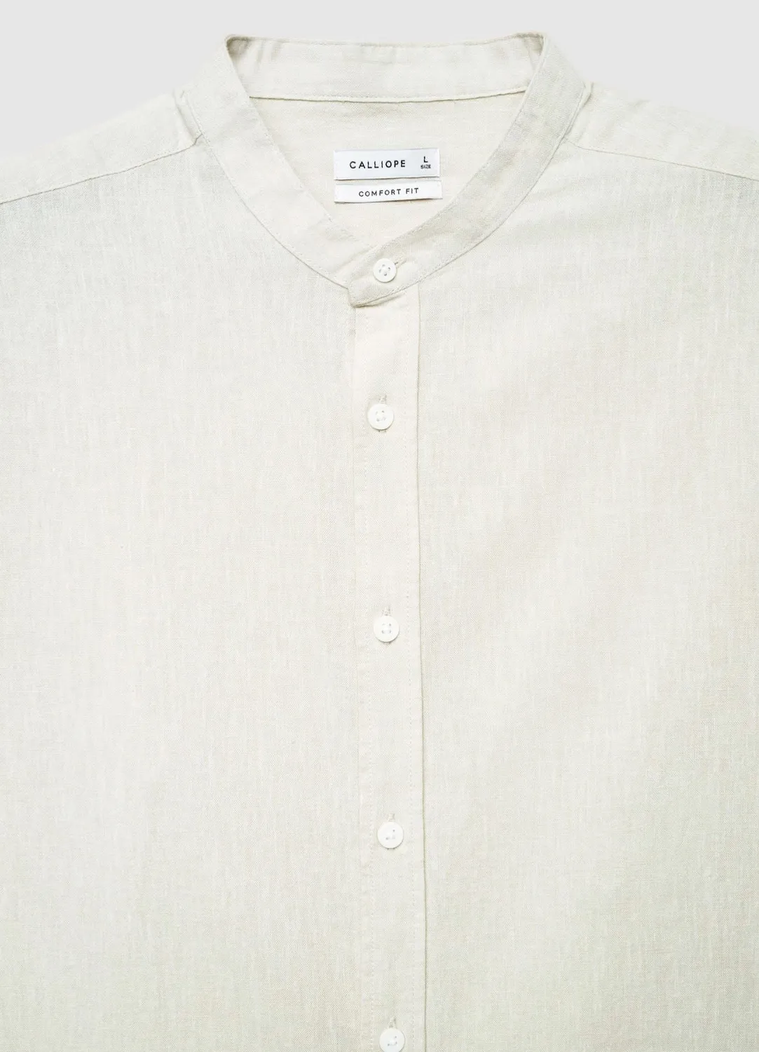 Calliope Camicia collo coreana chemise homme lin