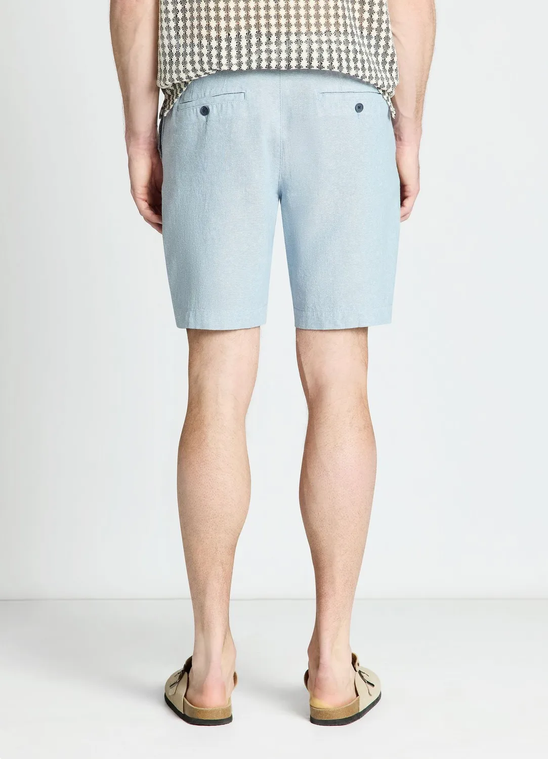 Calliope bermuda lin homme uni regular