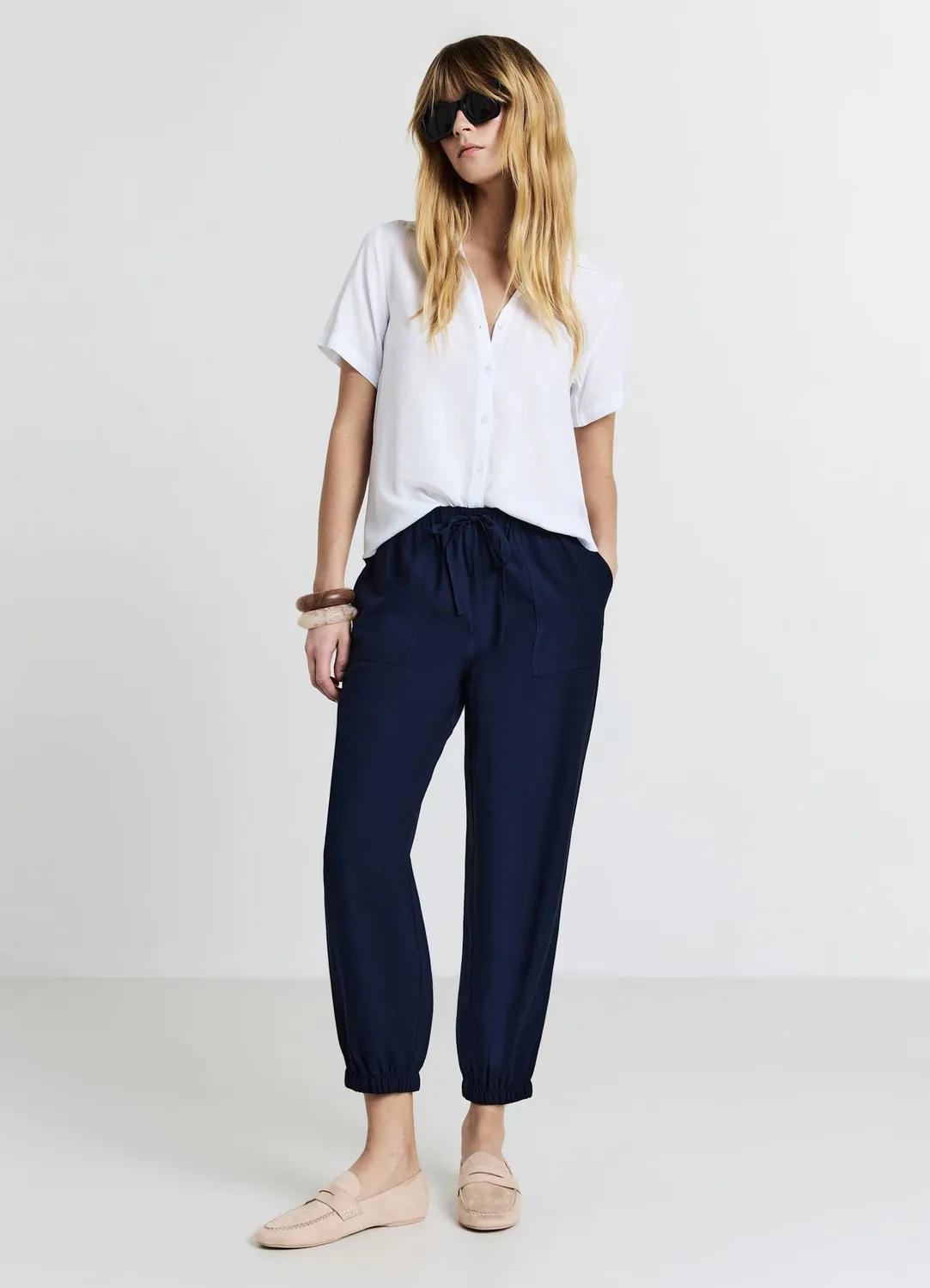 Calliope Jogger uni femme cordon regular